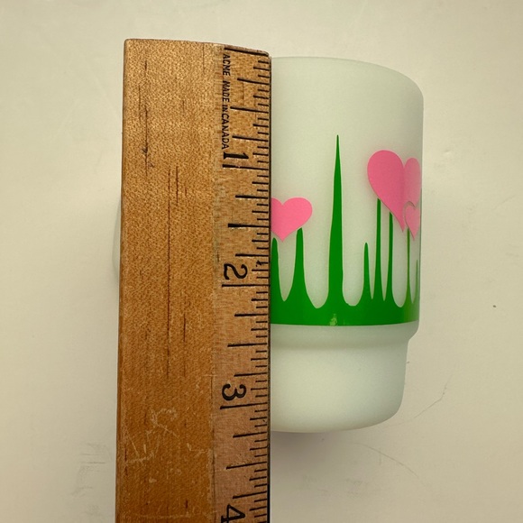 Vintage Fire King  milk glass D ring stackable mug
✨Lucky in Love💚💓 - Picture 9 of 10
